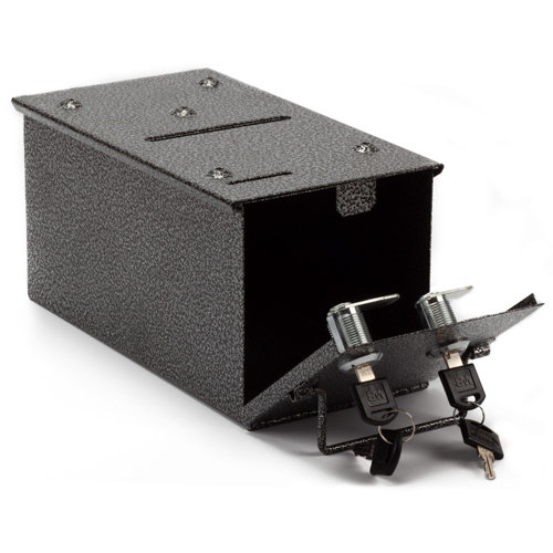 GSE Games & Sports Expert Casino Poker Table Steel Rake Toke Drop Box